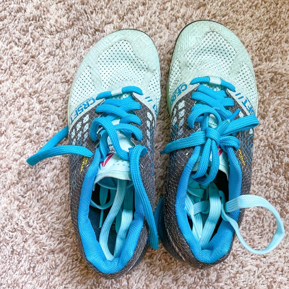 Women’s Blue Reebok CrossFit shoes size 5